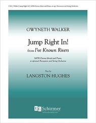 Jump Right in SATB choral sheet music cover Thumbnail